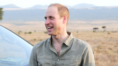 Prince William in Kenya