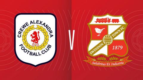 Crewe Alexandra 0-3 Swindon Town