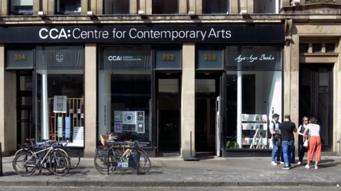 A street view of the Centre for Contemporary Arts building