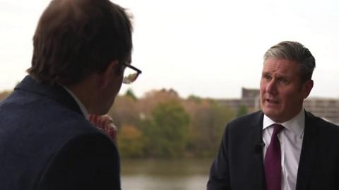 Chris Mason with Sir Keir Starmer