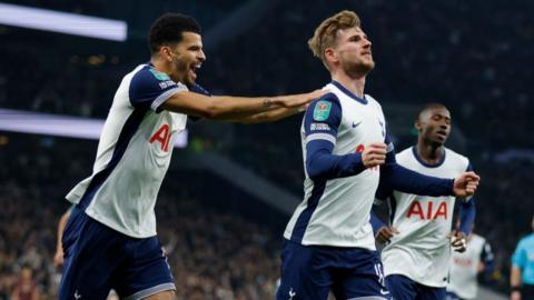 Timo Werner celebrates