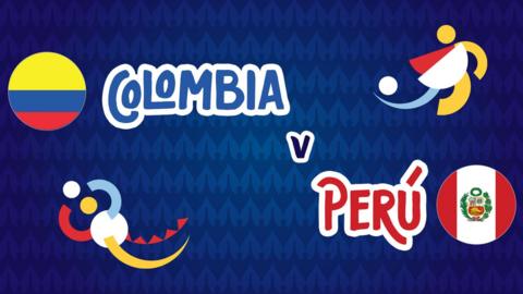 Colombia v Peru badge graphic