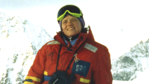 Dr Krakovska in Antarctica