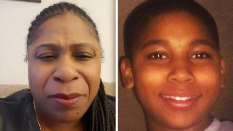 Tamir Rice's mother Samaria and her late son