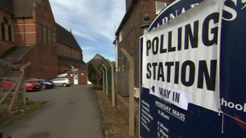 Polling station in Tunbridge Wells