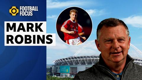 Mark Robins now as Coventry boss and in the past as a Man Utd player