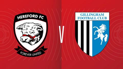 Hereford v Gillingham FA Cup