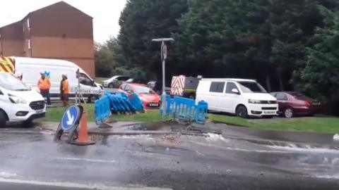 Burst pipe