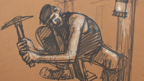 Norman Cornish sketch