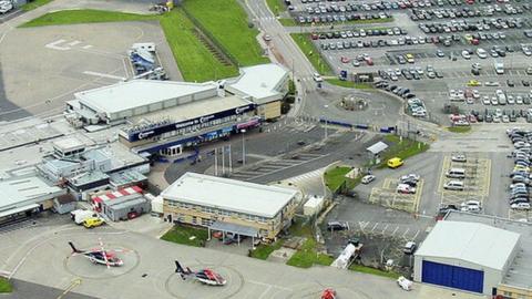 Aerial view of Humberside Airport