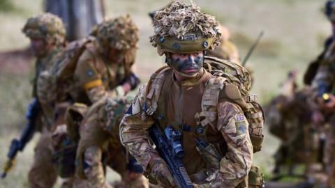 British army training in Kenya