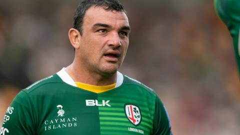 London Irish hooker Agustin Creevy