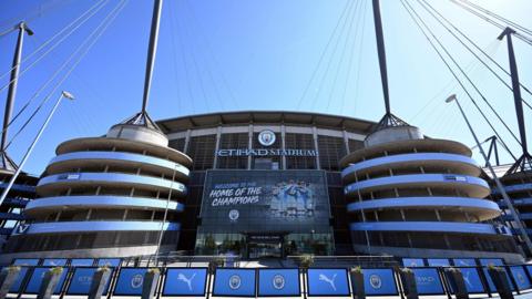 General view of Manchester City's Etihad Stadium