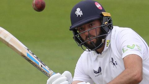 Jack Leaning batting for Kent