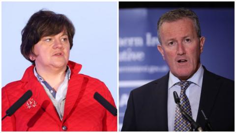 Arlene Foster and Conor Murphy