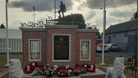 Memorial in Bertrancourt
