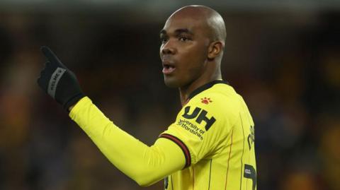 Angelo Ogbonna pictured playing for Watford