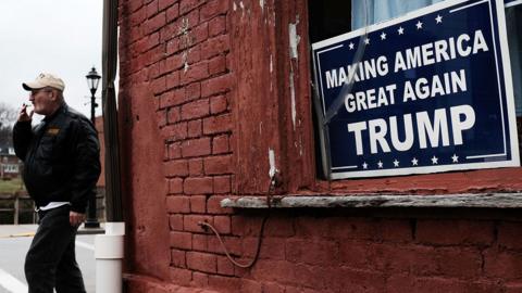 Trump sign in Pennsylvania