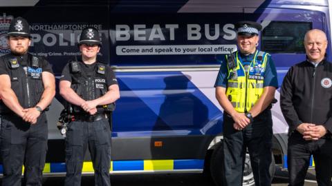 Northamptonshire Police beat bus