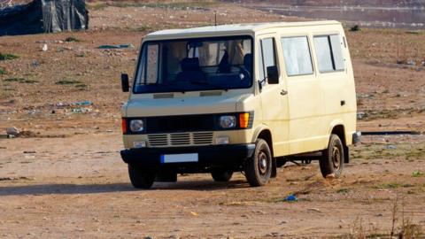 A minibus in Morocco