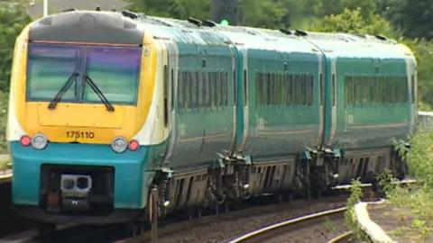 Arriva train in north Wales