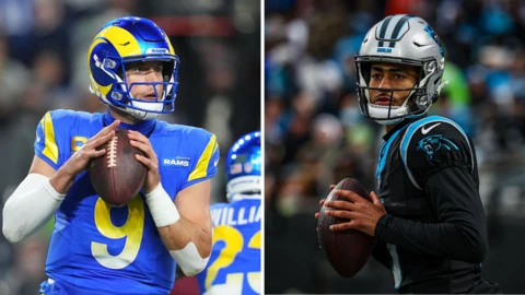 Rams v Panthers in NFL play-offs