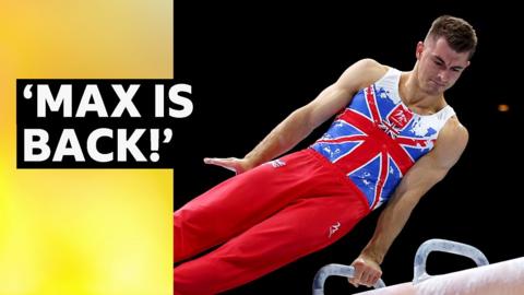 Max Whitlock competes at World Gymnastics Championships