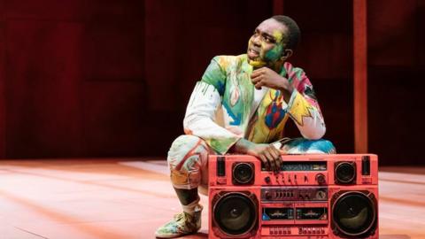 Paapa Essiedu as Hamlet in a RSC production