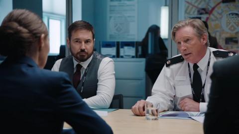 The stars of BBC One's Line of Duty have taken time out from their duties tackling police corruption to help a Belfast football club.