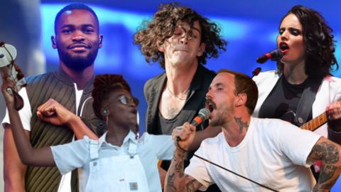 Composite image of the Mercury Prize nominees