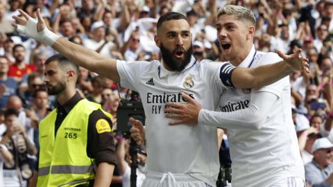 Real Madrid celebrate