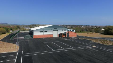 Isle of Man vehicle testing centre exterior