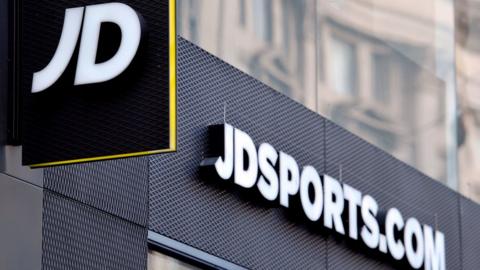 JD Sports signage on shop