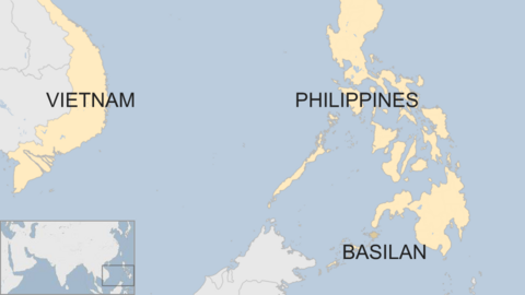 Map of Basilan