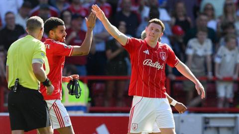 Elliot Anderson and Morgan Gibbs-White