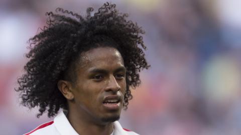 Yordy Reyna of Salzburg is seen during the tipico Bundesliga match between Red Bull Salzburg and Sturm Graz at Red Bull Arena on May 7, 2016 in Salzburg, Austria.