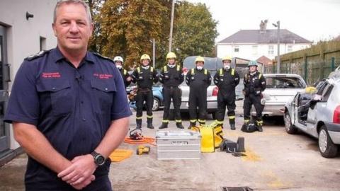 Bridgend station manager Andy Morgan and his team are the best in the world at rescuing people from cars