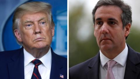 Donald Trump and Michael Cohen