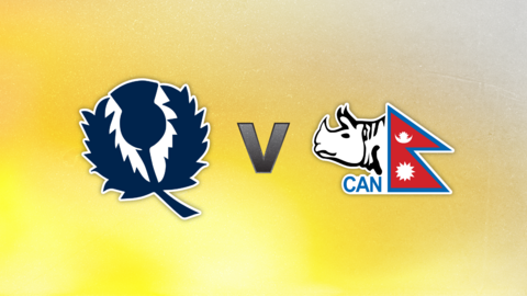 Scotland v Nepal badge graphic