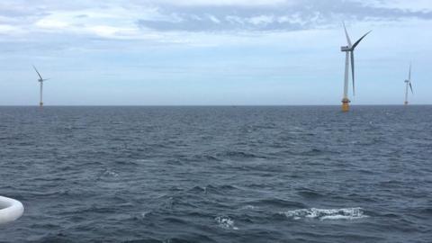 Turbines off Peterhead