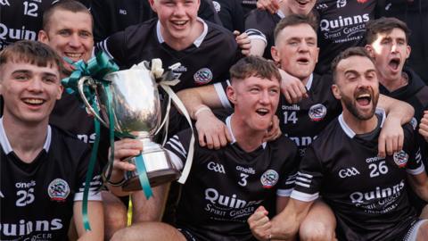 Kilcoo celebrate their Down title success