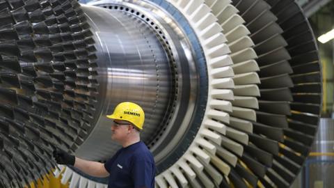 Siemens turbine manufacturing
