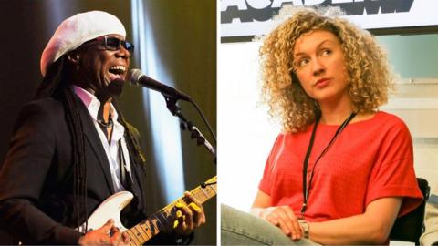 Nile Rodgers and Fiona Bevan