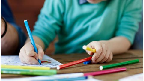 Child at school