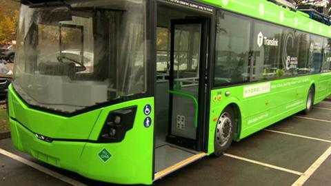 A Zero-emission bus built in the UK