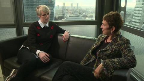 Steph McGovern and Lloyd's of London Chief exec Inga Beale