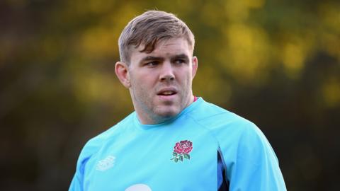 Jack Singleton at an England training camp