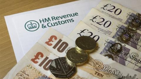 HMRC and money generic shot