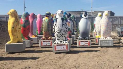Penguin Sculptures