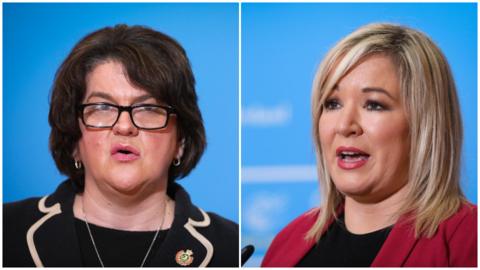 Arlene Foster and Michelle O'Neill